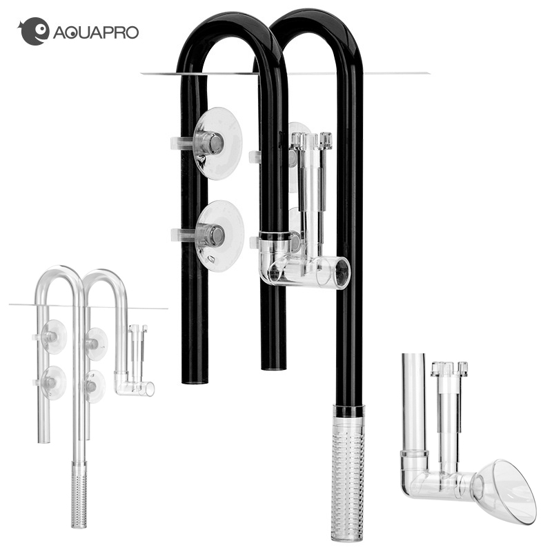 Marine Aquarium Overflow - Aquapro plástico influxo saída de entrada