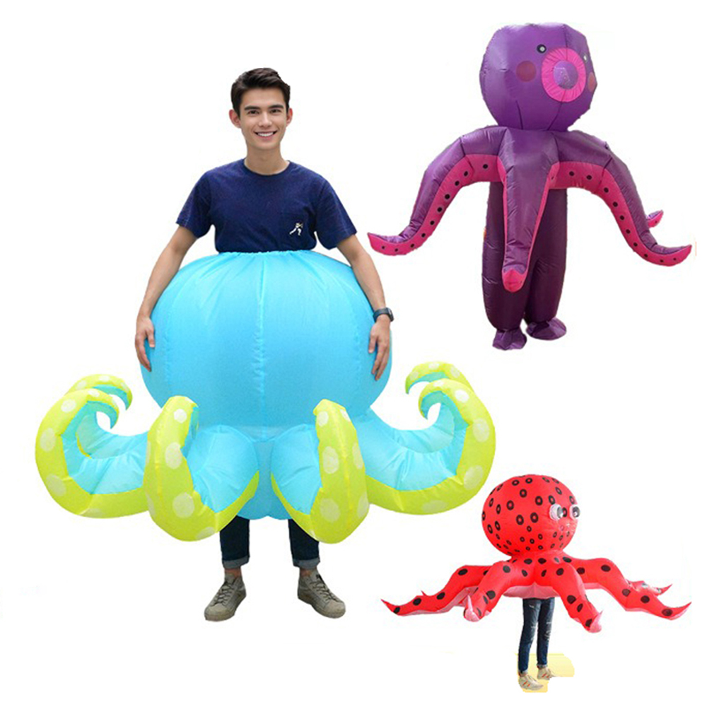 Aquarium Marine Parade - Fantasia Inflável de Polvo para Performance