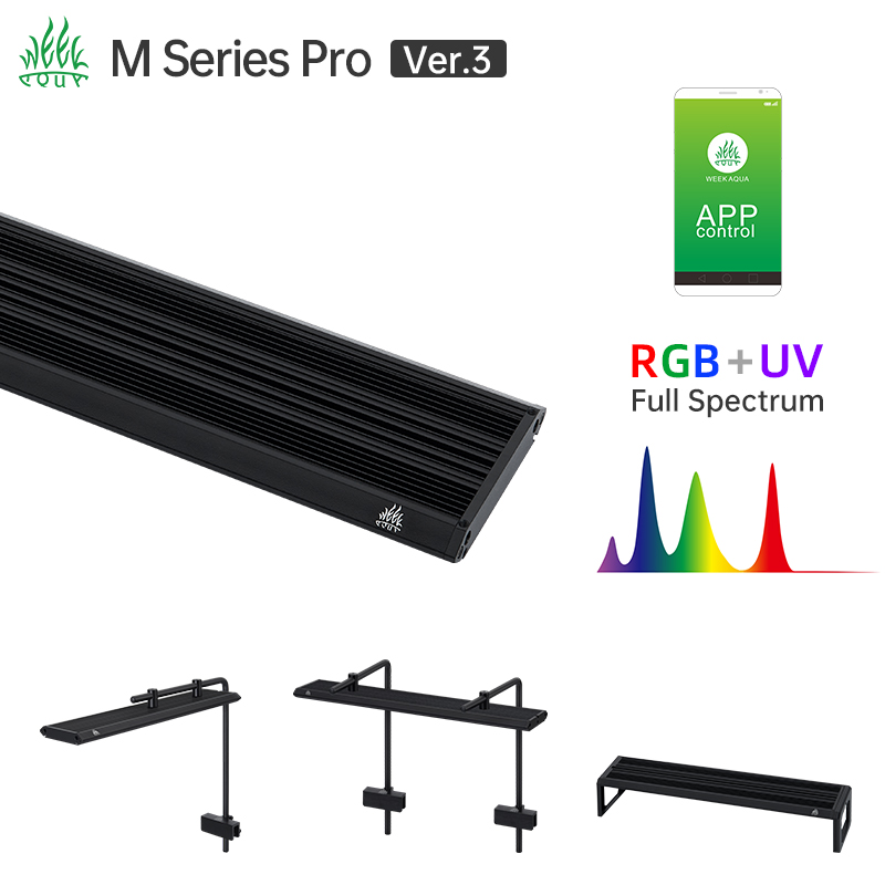 Marine Aquarium Uv - Luminária LED RGB UV para Aquário