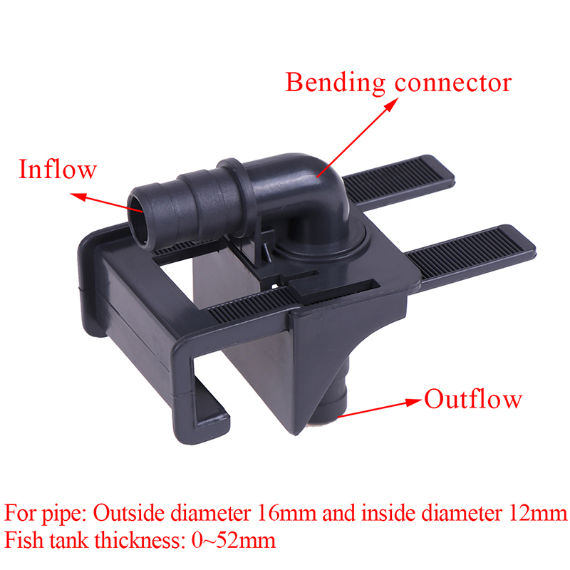 Marine Aquarium Overflow - Conector de tubo de água para