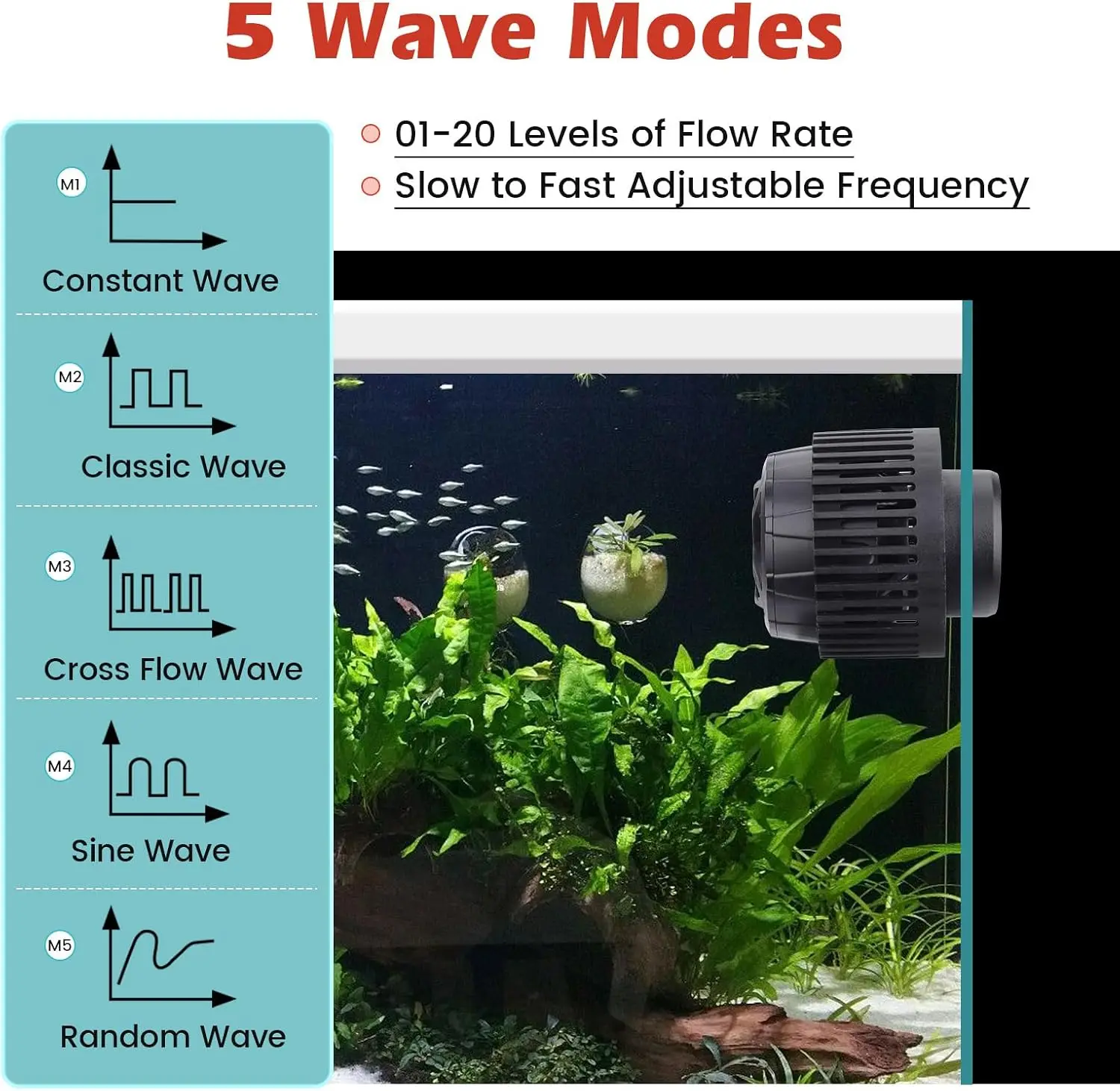 Gerador de Ondas para Aquário  - Powerhead Wave Maker avaliação e preço